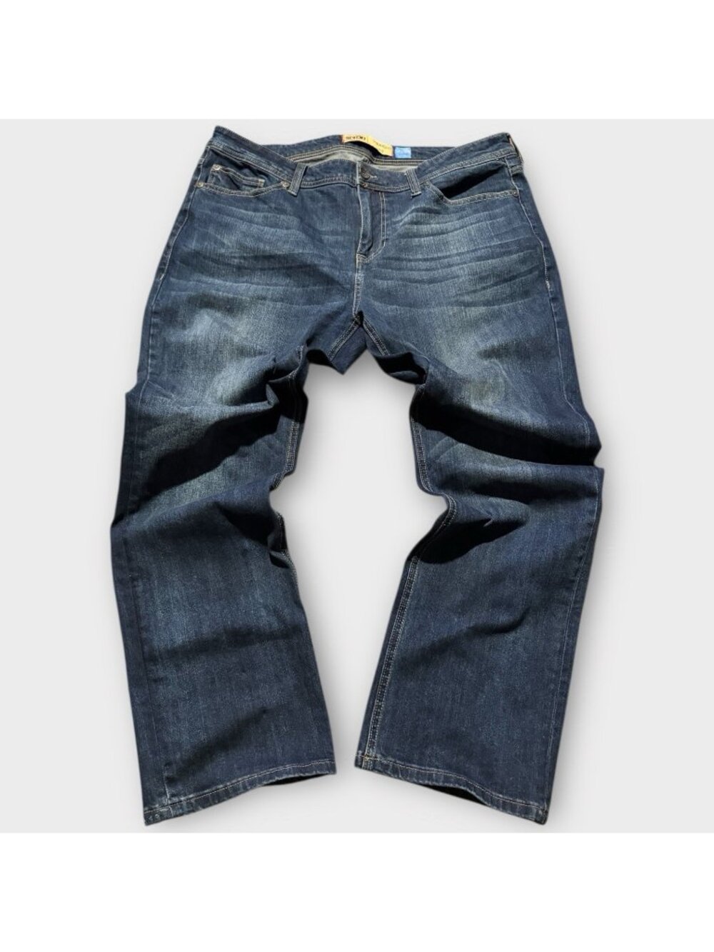 SEVEN7 Men’s 38 Skater Straight Fit VTG Y2K Embroidered Denim Jeans Waist Grunge